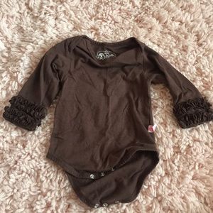 Ruffle butts ruffled onesie